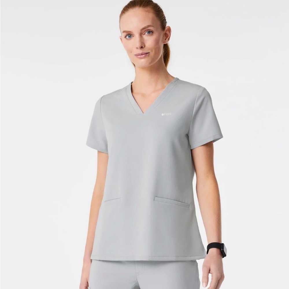 Figs Set (Top & Bottom) Light Blue Medical Scrubs - Picture 3 of 3